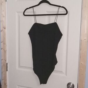 Wild Fable Black Bodysuit Size L